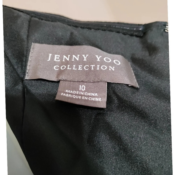 Jenny Yoo Aidan Convertible Black Bridesmaid Dress Size 10 - Picture 6 of 10